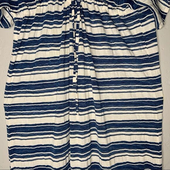 Joss Tulum Striped Blue and White Cover up Dress - Picture 12 of 12